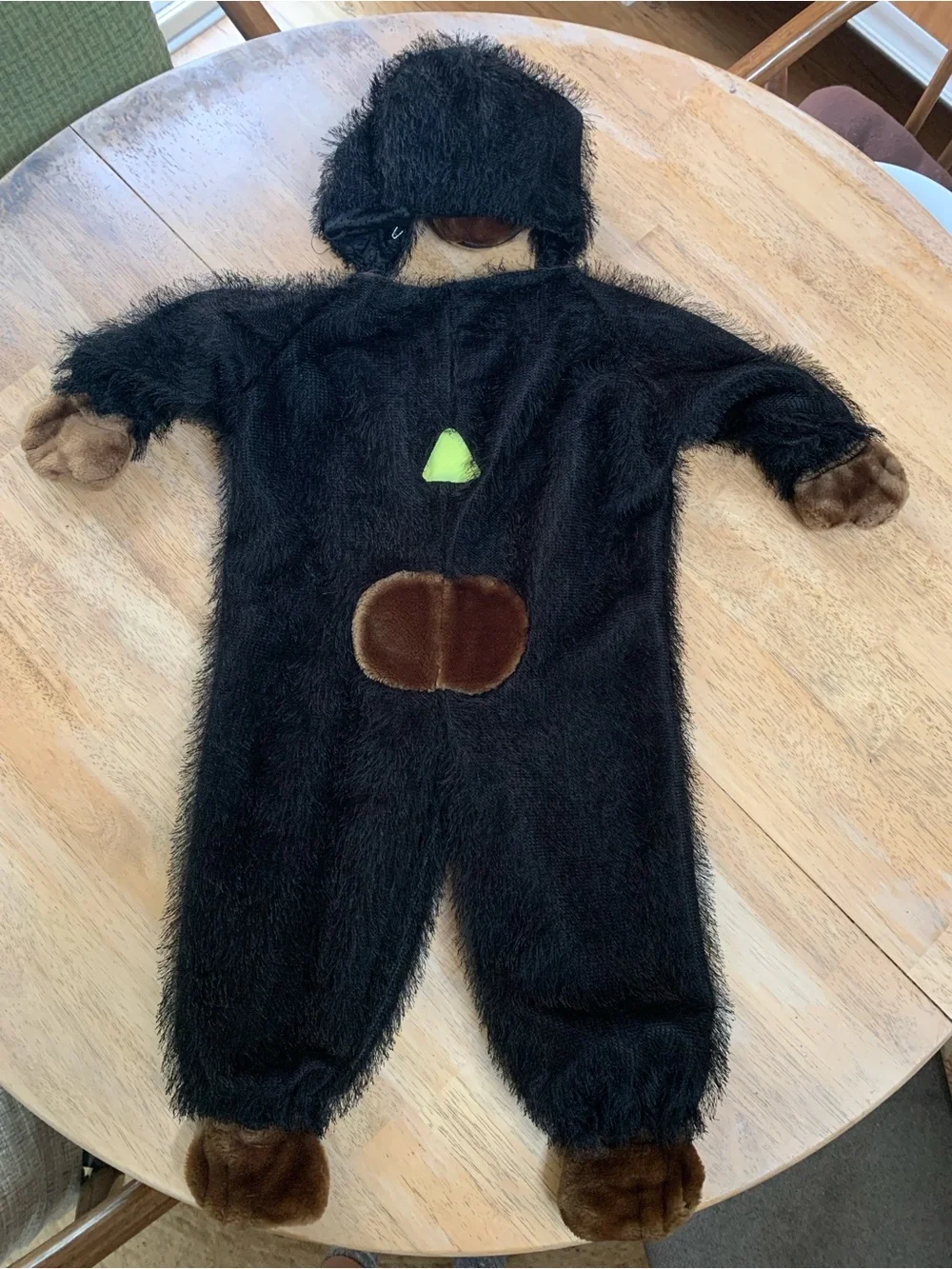 Kids Gorilla Costume Black and Brown sz3T